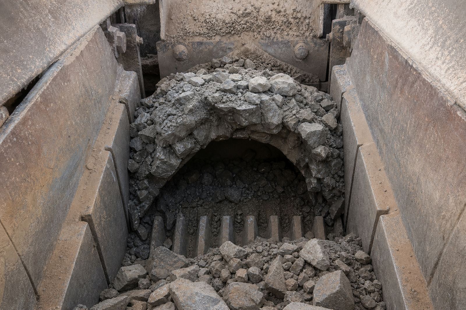 Bridging In Hoppers